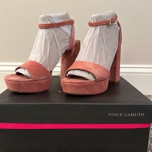 Vince Camuto 7.5 Pendry Ankle Strap Platform Sandal